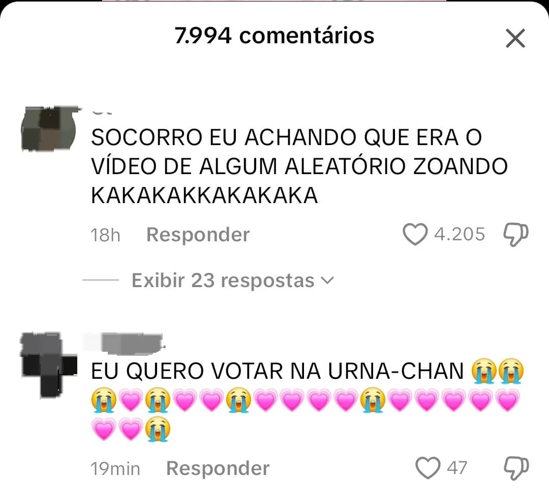 Urna Chan - vídeo TSE