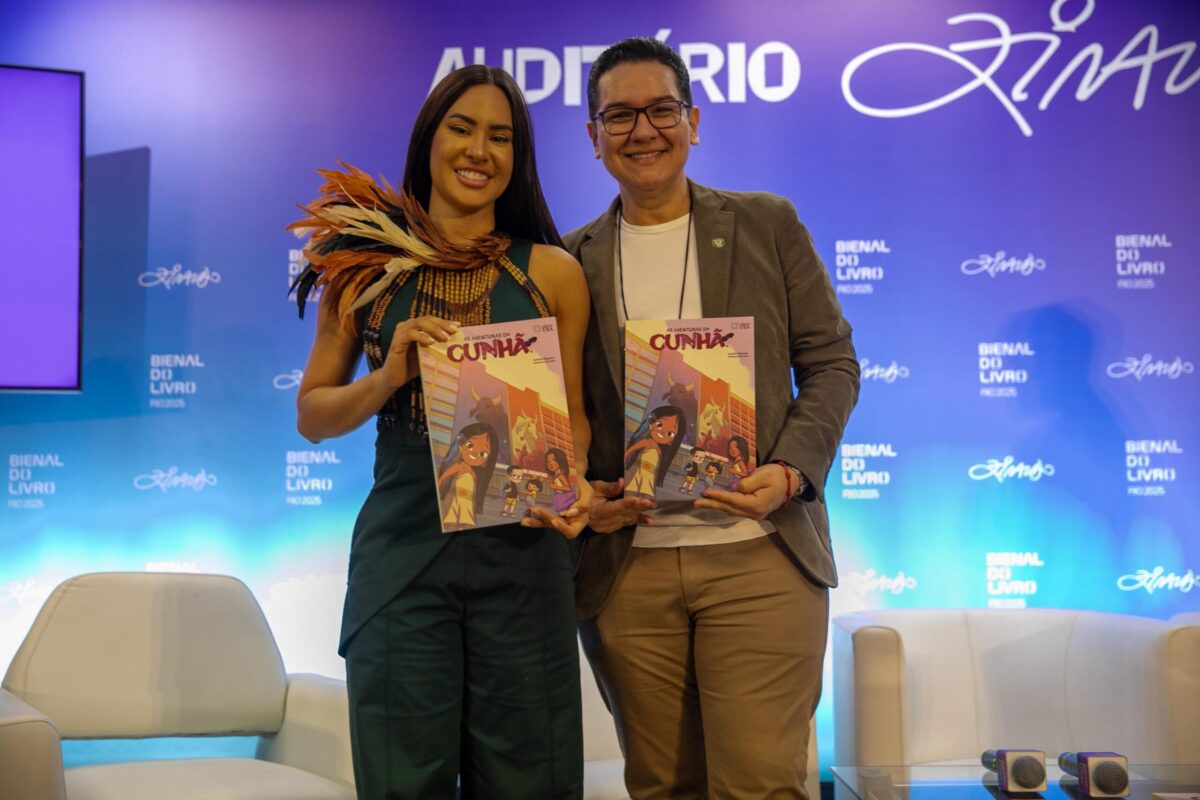 'As aventuras da Cunhã': livro infantil de Isabelle Nogueira esgota em menos de 1h na Bienal do Rio