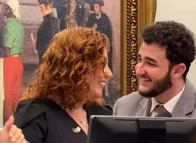 Carla Zambelli e o filho João Zambelli