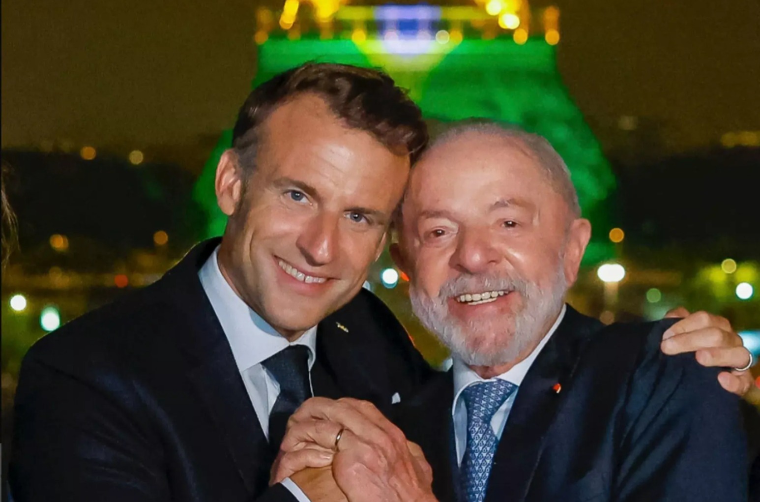 Macron e Lula em Paris