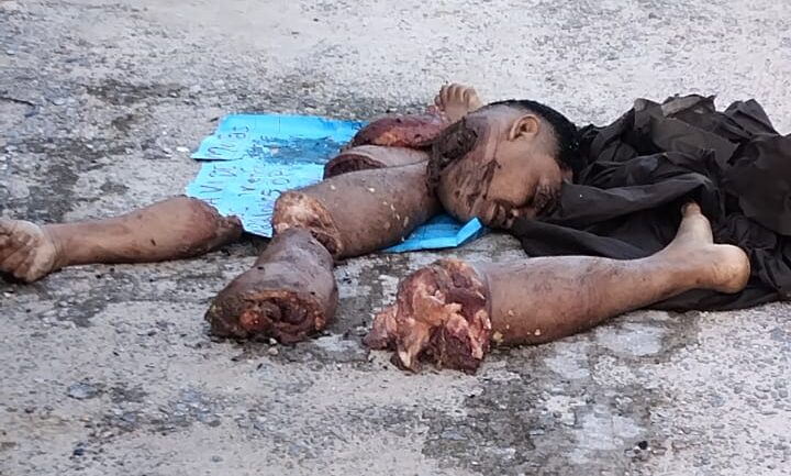 Cabeça, pernas e braços são encontrados no meio da rua em Manaus
