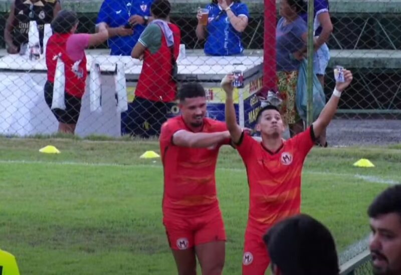 Állef comemora gol em solo paraense (Foto: Metrópoles Sports)