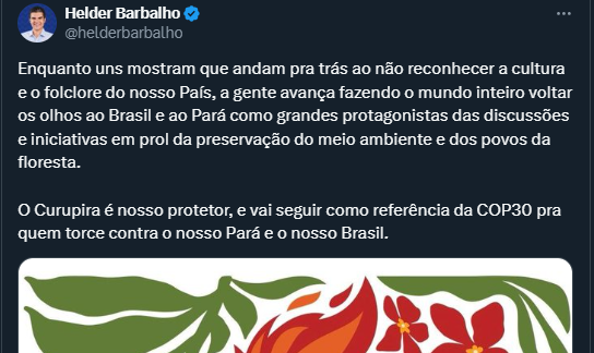 Helder Barbalho - COP30-Mascote