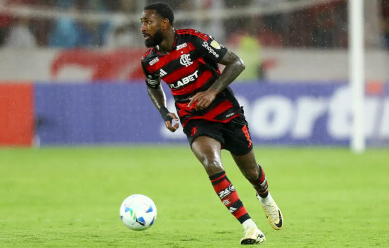 Gerson em ação pelo Flamengo (Foto: Reprodução)
